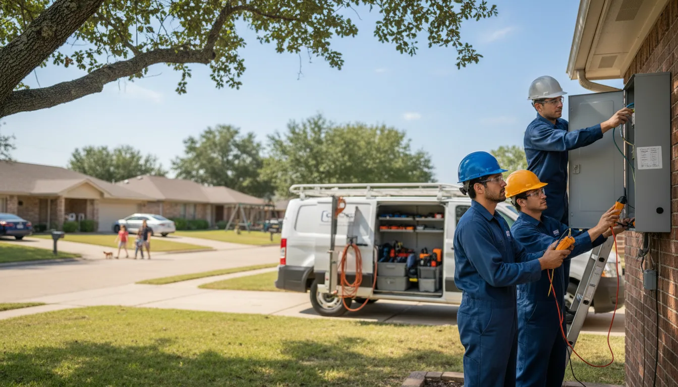 Certified electrician providing emergency electrical services in Frankton, IN
